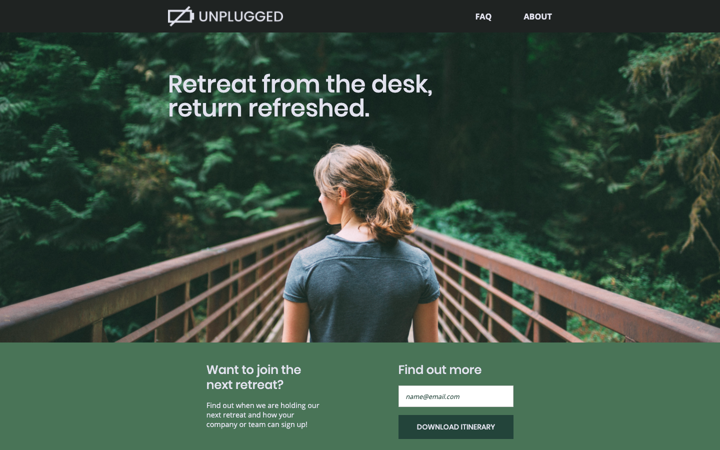 Unplugged Webpage